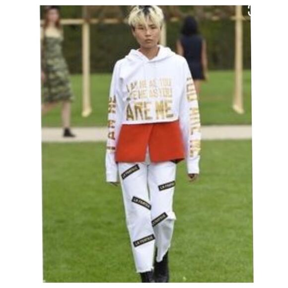 EACH x OTHER Limited Edition La Fratrie Patched Jeans - Picture 1 of 10